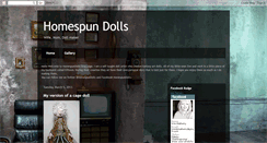 Desktop Screenshot of homespundolls.blogspot.com