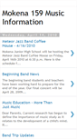 Mobile Screenshot of mokena159musicinformation.blogspot.com