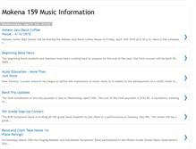 Tablet Screenshot of mokena159musicinformation.blogspot.com