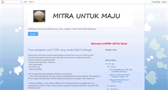 Desktop Screenshot of mitrauntukmaju.blogspot.com