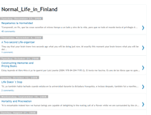 Tablet Screenshot of hilkka-normal-life-infinland.blogspot.com