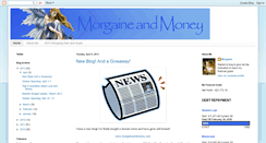 Desktop Screenshot of morgaineandmoney.blogspot.com