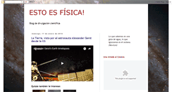 Desktop Screenshot of estoesfisica.blogspot.com