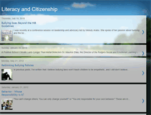 Tablet Screenshot of literacyandcitizenship.blogspot.com