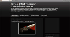 Desktop Screenshot of conocimientosfet.blogspot.com