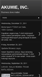Mobile Screenshot of akumie.blogspot.com