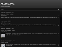 Tablet Screenshot of akumie.blogspot.com