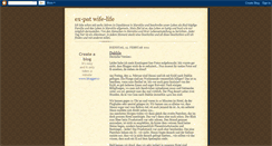 Desktop Screenshot of ex-pat-wife-life.blogspot.com