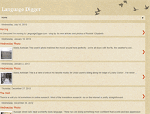 Tablet Screenshot of languagedigger.blogspot.com