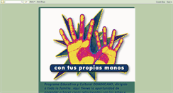 Desktop Screenshot of contuspropiasmanos.blogspot.com