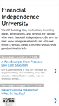 Mobile Screenshot of financialindependenceuniversity.blogspot.com