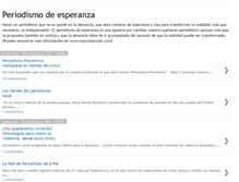 Tablet Screenshot of periodismodeesperanza.blogspot.com