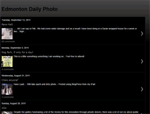 Tablet Screenshot of edmonton-daily-photo.blogspot.com