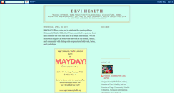 Desktop Screenshot of devihealth.blogspot.com