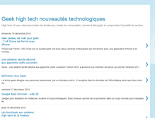 Tablet Screenshot of geek-hightech.blogspot.com