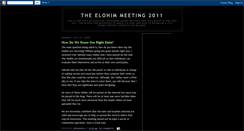 Desktop Screenshot of elohim-meeting.blogspot.com