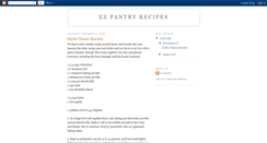 Desktop Screenshot of ezpantryrecipes.blogspot.com
