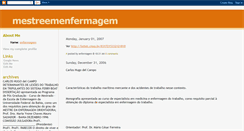 Desktop Screenshot of mestreemenfermagem.blogspot.com