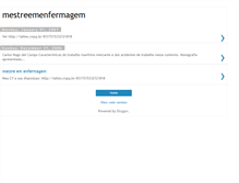 Tablet Screenshot of mestreemenfermagem.blogspot.com
