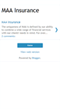 Mobile Screenshot of maainsurance.blogspot.com