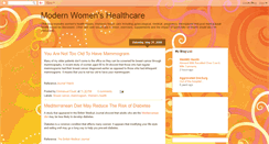 Desktop Screenshot of modernwomenhealthcare.blogspot.com
