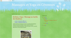 Desktop Screenshot of massagesencevennes.blogspot.com