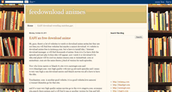 Desktop Screenshot of freedownloadanimes.blogspot.com