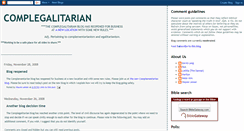 Desktop Screenshot of complegalitarian.blogspot.com