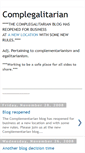 Mobile Screenshot of complegalitarian.blogspot.com
