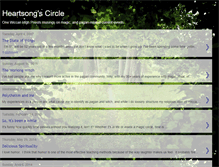 Tablet Screenshot of heartsongscircle.blogspot.com