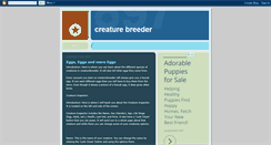 Desktop Screenshot of frogul-creaturebreeder.blogspot.com