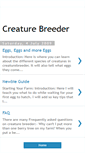 Mobile Screenshot of frogul-creaturebreeder.blogspot.com