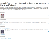 Tablet Screenshot of acapellasouljourney.blogspot.com