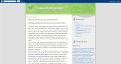 Desktop Screenshot of headaches-chiropractor.blogspot.com