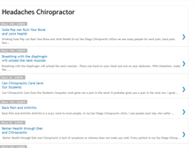 Tablet Screenshot of headaches-chiropractor.blogspot.com