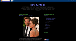 Desktop Screenshot of newtattoo123.blogspot.com