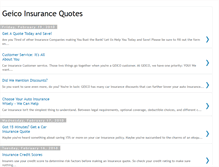 Tablet Screenshot of geicoquotes.blogspot.com