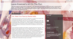 Desktop Screenshot of laurakrasinskisartontherun.blogspot.com