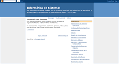 Desktop Screenshot of informatica-de-sistemas.blogspot.com