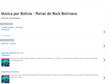 Tablet Screenshot of musicbybolivia.blogspot.com