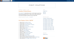 Desktop Screenshot of firstchapters.blogspot.com