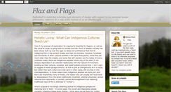 Desktop Screenshot of flaxandflags.blogspot.com