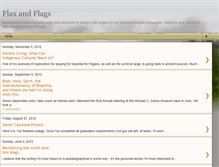 Tablet Screenshot of flaxandflags.blogspot.com