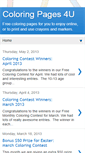 Mobile Screenshot of coloringpages4u.blogspot.com