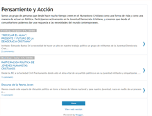 Tablet Screenshot of pensamientoconaccion.blogspot.com