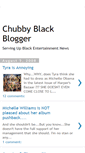 Mobile Screenshot of chubbyblackblogger.blogspot.com
