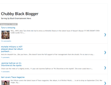 Tablet Screenshot of chubbyblackblogger.blogspot.com