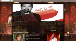 Desktop Screenshot of lionelrichie-tour.blogspot.com