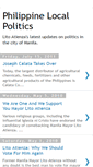 Mobile Screenshot of philippine-local-politics.blogspot.com