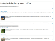 Tablet Screenshot of lamagiadelaflorayfaunadelsur.blogspot.com